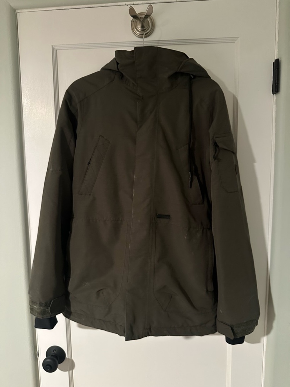 Women’s Olive ski snowboard jacket